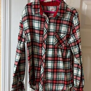Cat & Jack Multicolor Plaid Button-Down Shirt